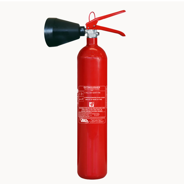 Fire Extinguisher, 2 kg, CO2, stored pressure, ABS